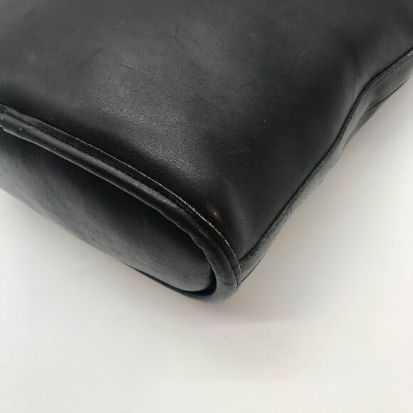 Brighton Black Leather Bucket Bag - Picture 7 of 11